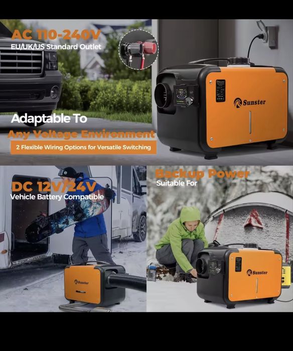 Webasto 8kw 12v do auta warsztatu 230v