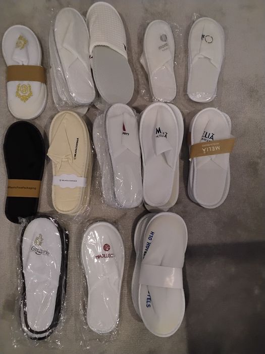 Chinelos de hotel – 24 pares novos (hotelaria, spa, AL)