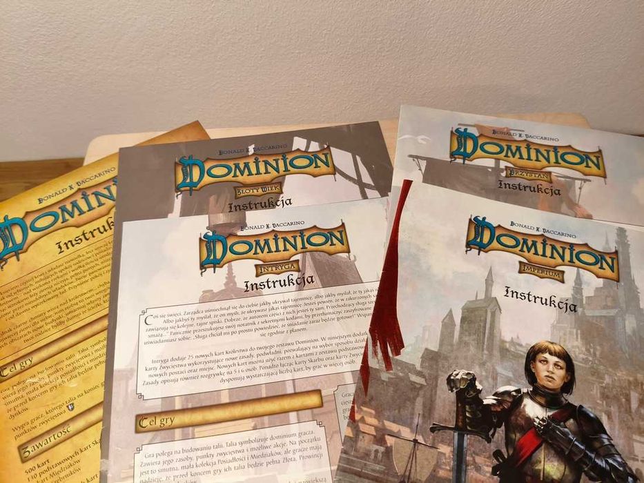 Dominion + cztery dodatki + skrzynia