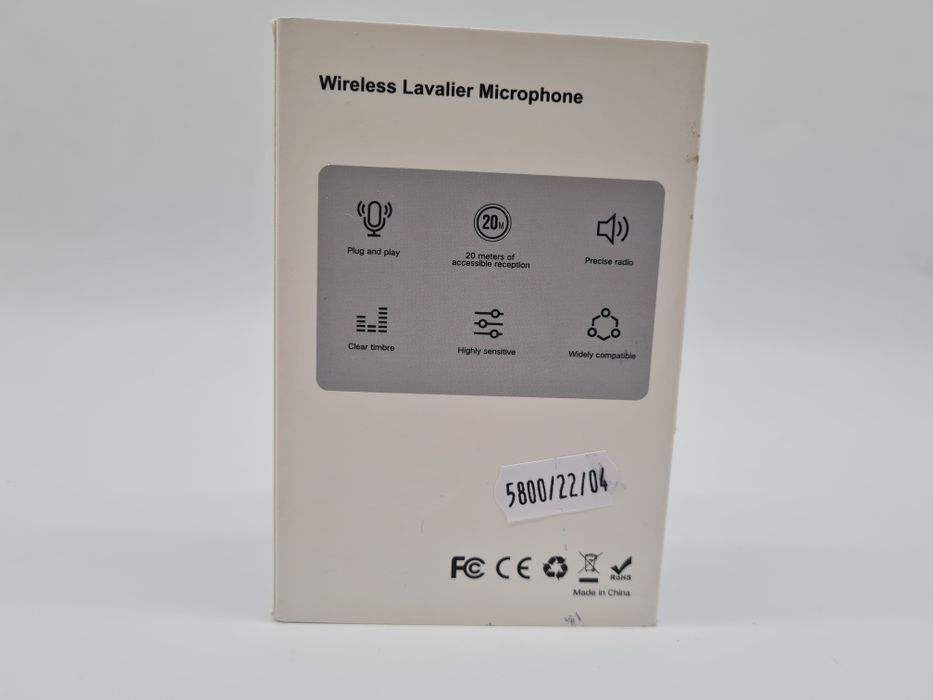 Zestaw 2 mikrofony bezprzewodowe krawatowe USB-C Android