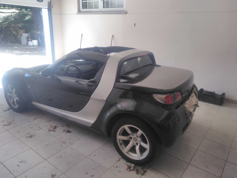 Smart roadster para peças completo matricula estrangeira