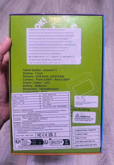 Дитячий Планшет на Андроїді