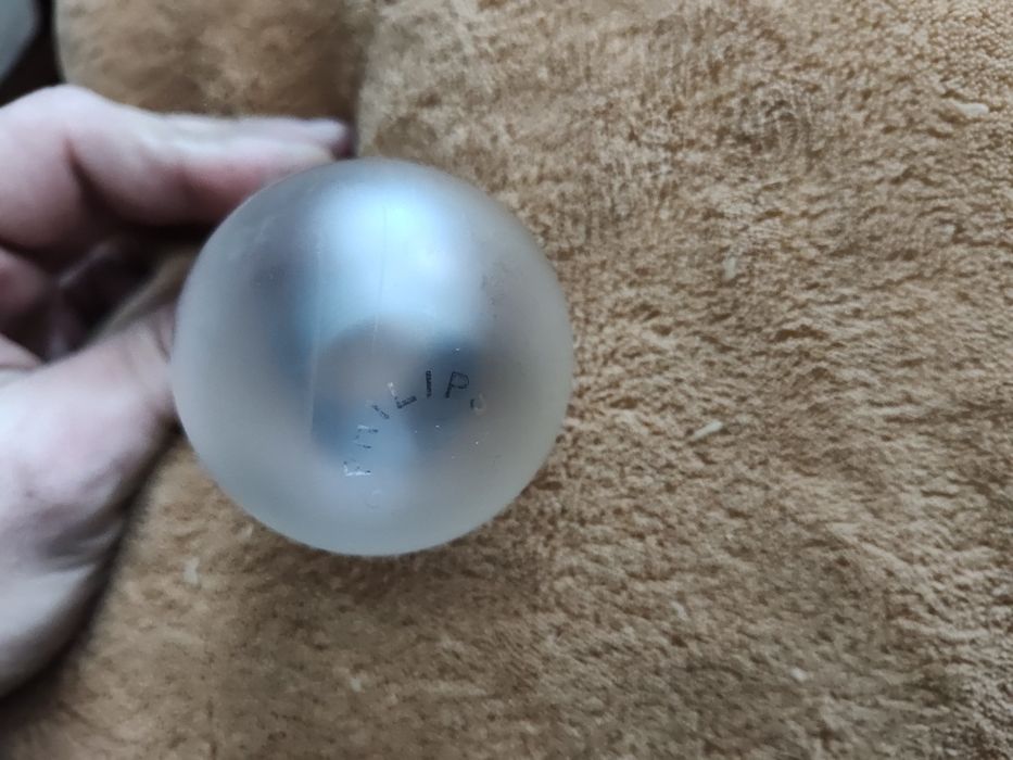 Żarówka bazwatowa zabytek Philips neonówka