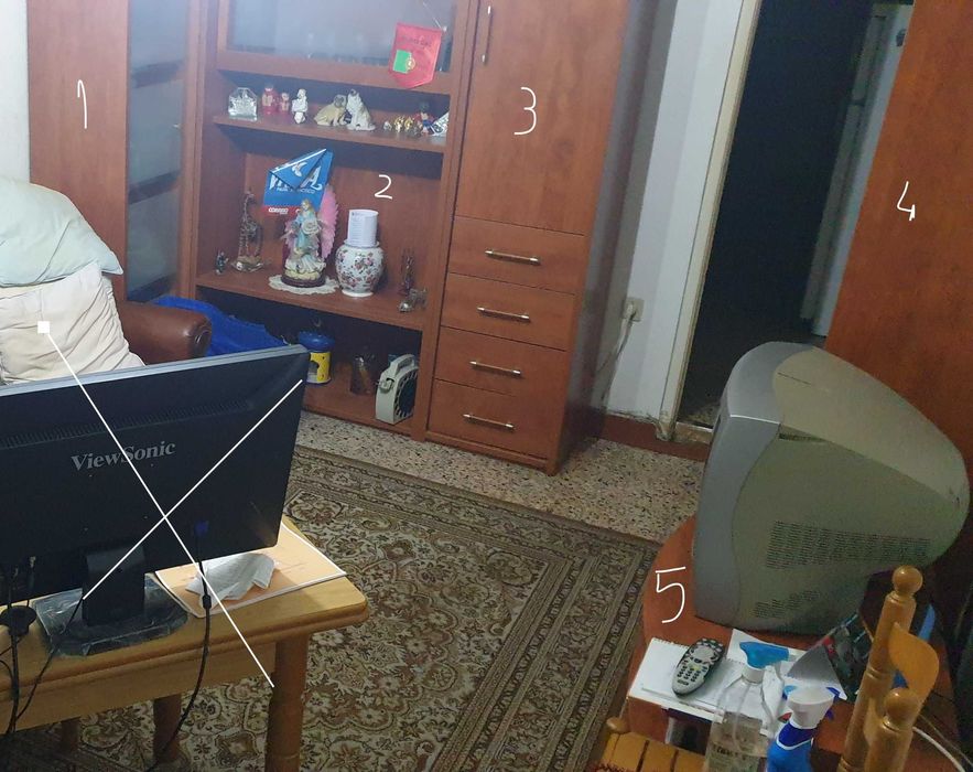 Móvel de sala Lotus como novo 5 módulos - USADO BOM ESTADO