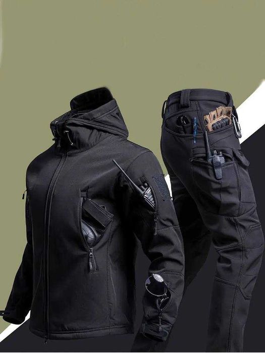 Форма тактична софтшел зимова на флісі, костюм softshell