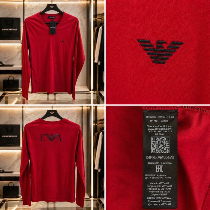 Жіночий лонгслів Еmporio Armani original