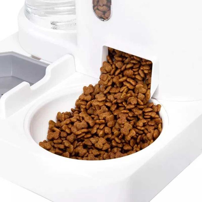 NOVO - Dispensador Automático 2em1 de Comida e Água para Cães e Gatos