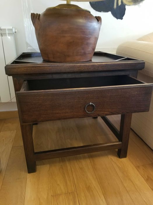 Duas Mesas de Apoio Rusticas