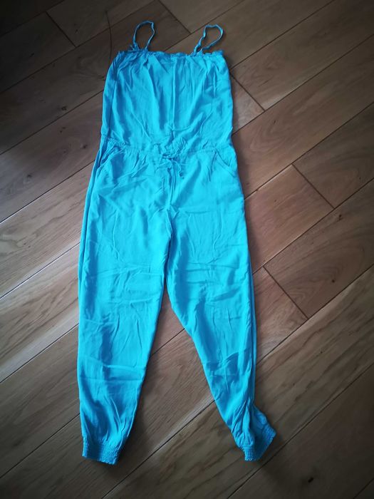 H&M turkusowy kombinezon 158 cm 12-13 lat