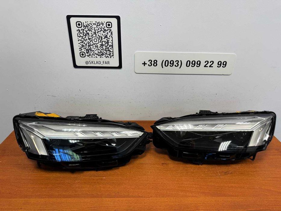 Фари пара Audi A5  B9 rest рестайлінг  LASER LED  оригінал Лазер  Full led