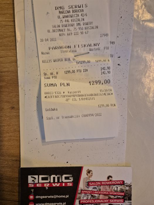 Rower dziecięcy Kellys Blue 16