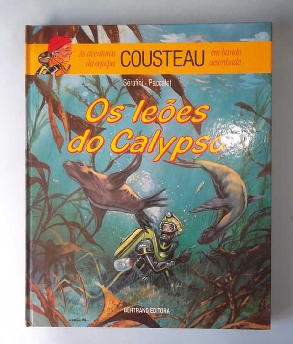 As Aventuras de COUSTEAU em banda desenhada 4 volumes completo.