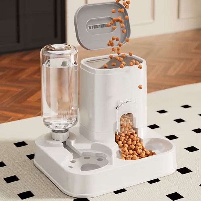 Автоматическая кормушка 2в1 для кошек и собак — миска для корма и воды