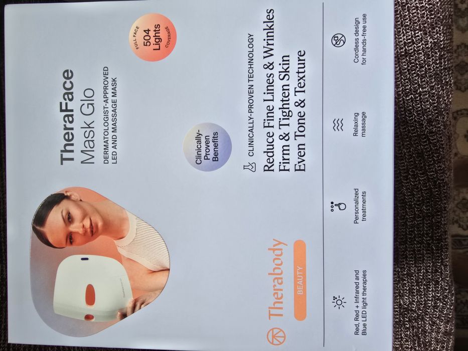 Therabody Face mask Glo LED oryginalna  nieużywana