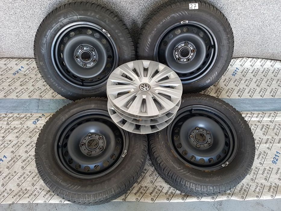 koła zimowe kołpaki 195/65r15 vw touran caddy jetta skoda octavia audi