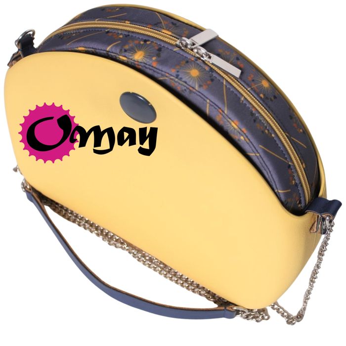 Grafitowy organizer do OBAG MOON LIGHT dmuchawce musztardowe OMAY