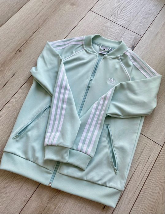 Bluza Adidas dresowa adicolor classic SST miętowa 34 XS