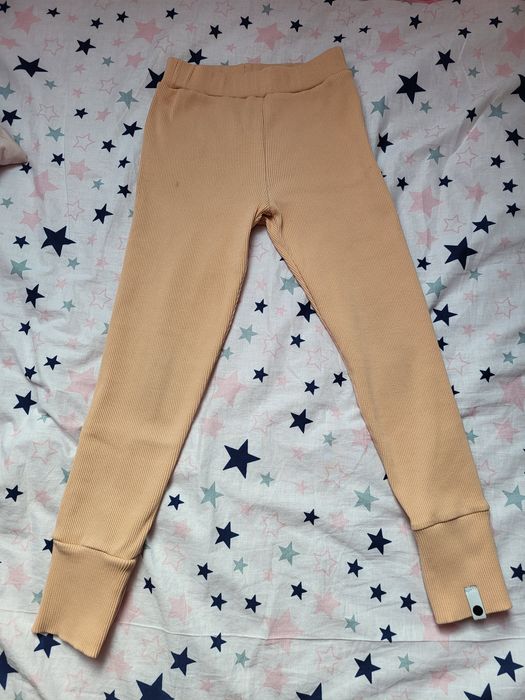 Legginsy fit Lamama La mama roz. 122 brzoskwiniowe
