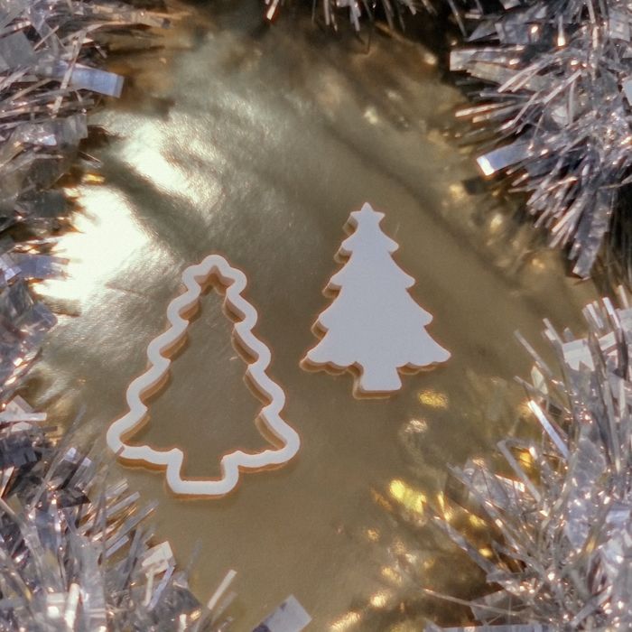 Cortador de bolacha/biscoito árvore natal - novo