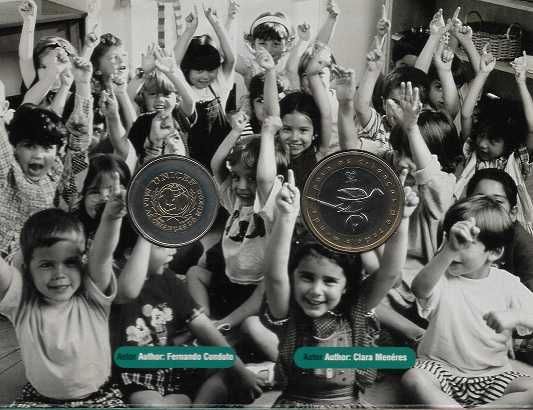 1999 Unicef - Carteira moedas em escudos.