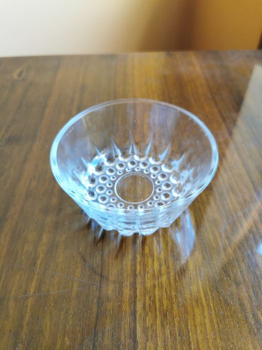 Salaterka Ząbkowice PRL przezroczysta