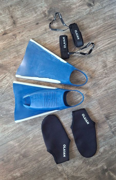 Pés de pato 38-39, fin leash, fin (bodyboard)