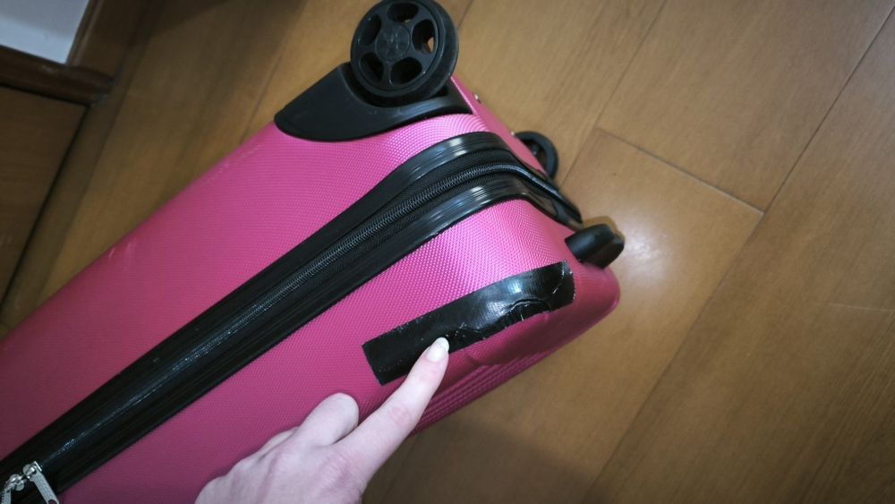 Mala de Cabine Rosa Rígida