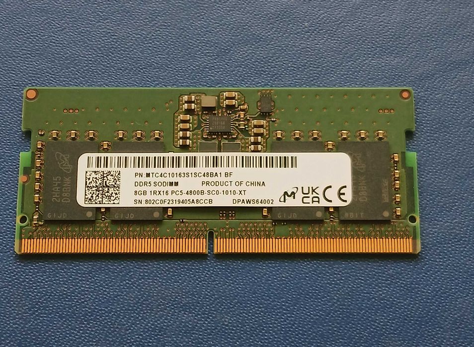 【明細書あり】Micron純正 DDR5-4800 SODIMM 16GB×2 micron ddr5 4800 - купити ноутбуки та аксесуари - Ціна на OLX.ua