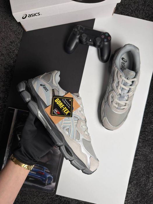 Мужские кроссовки асикс ASICS Gel-NYC GTX Light Grey Metallic [41-46]