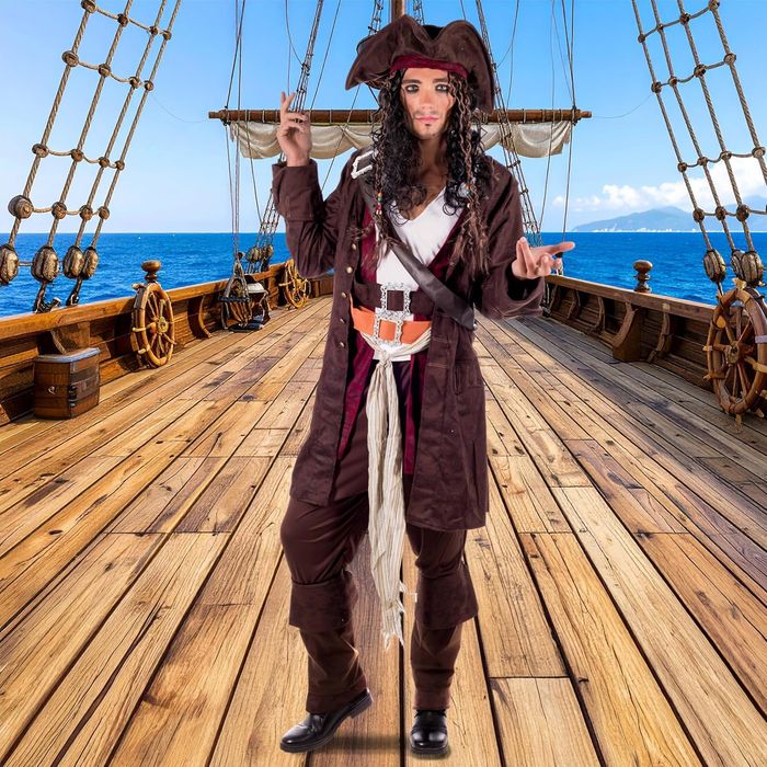 Piracki strój karnawałowy dla mężczyzn Rozmiar M