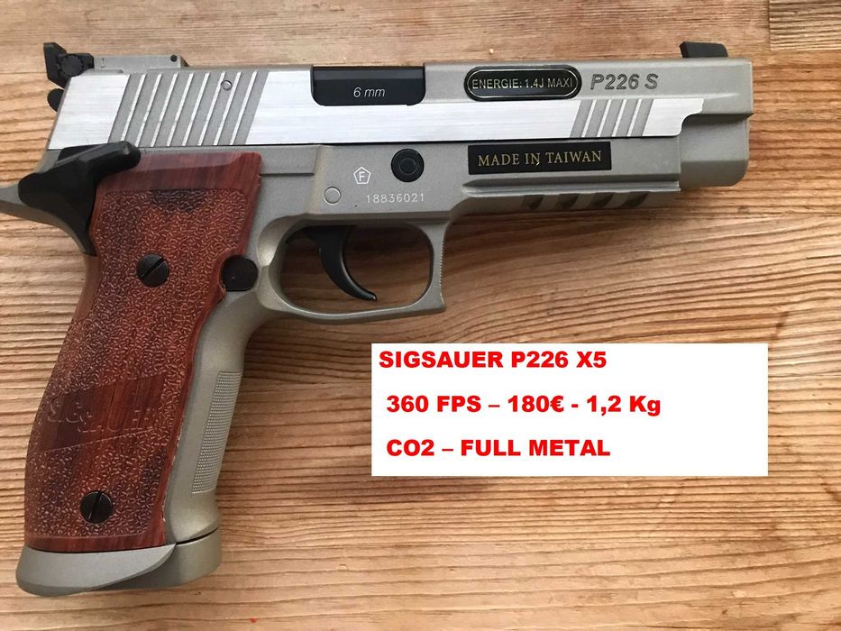 Pistola Airsoft Greengás Beretta M9 Vertec da KJW - PX4 da WE Airsoft e M92 WELL Preço Imbatível