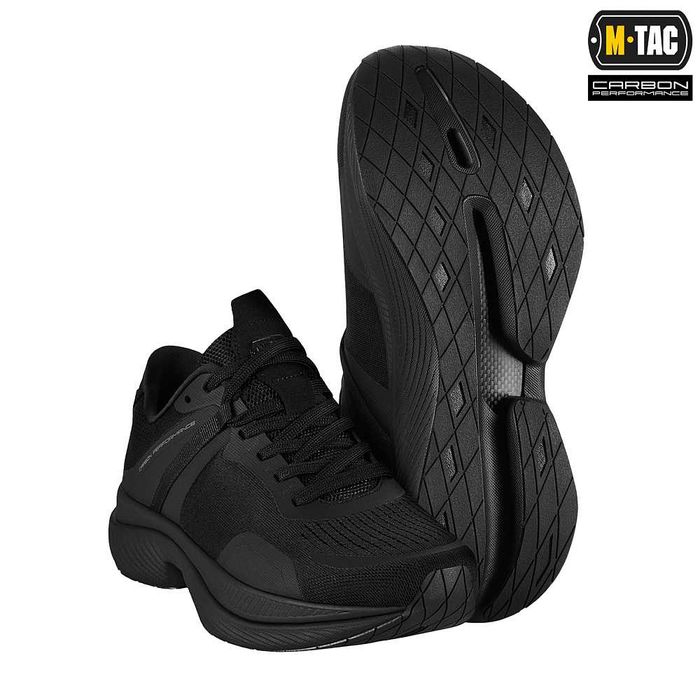 M-Tac кросівки Carbon Performance Black - легкі спортивні кросівки з карбоновою пластиною
