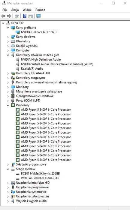 PC: AMD AM5 B840, Ryzen 8400F, 16GB DDR5, nVidia GTX 1660 Ti, SSD NVMe, aRGB