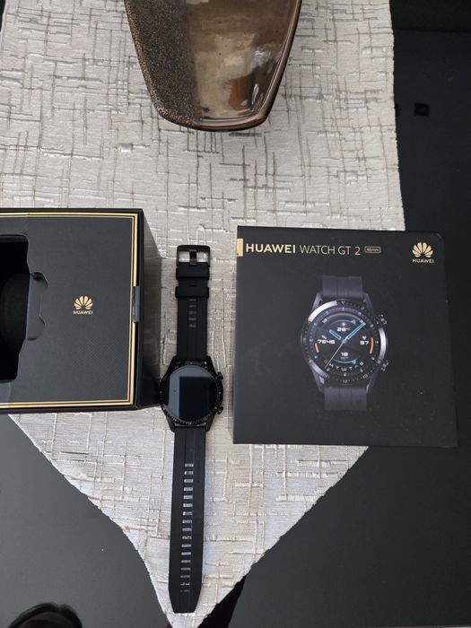 Huawei Watch GT 2 46mm Preto – Smartwatch com Caixa Original
