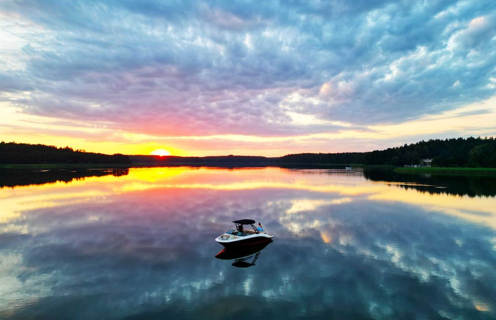 Marina Ostróda III - widok na jezioro, garaż, klima, wanna i prysznic