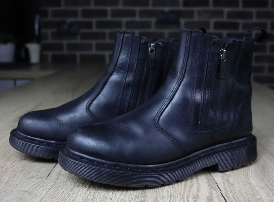 Dr. Martens Alyson skórzane damskie botki sztyblety 39 ( 26 cm)