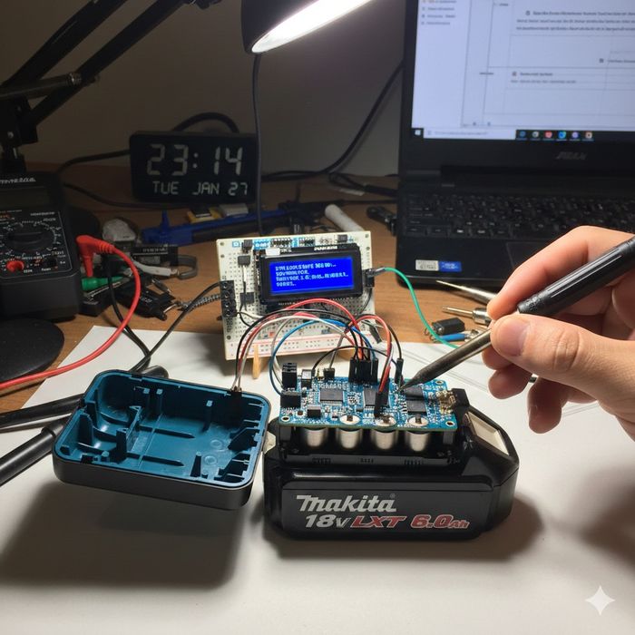 Розблокування батарей makita