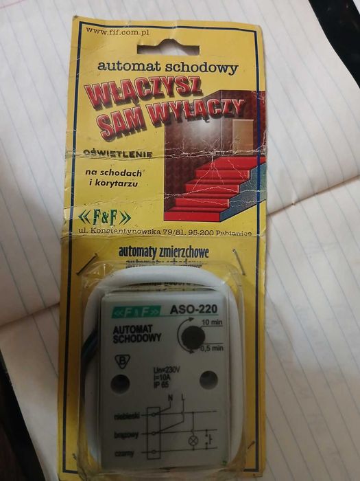 Сходове реле F&F ASO-201, 230В, 10А