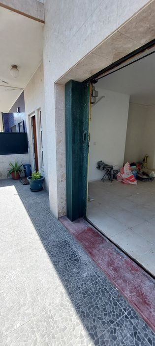 Portão de fole automático