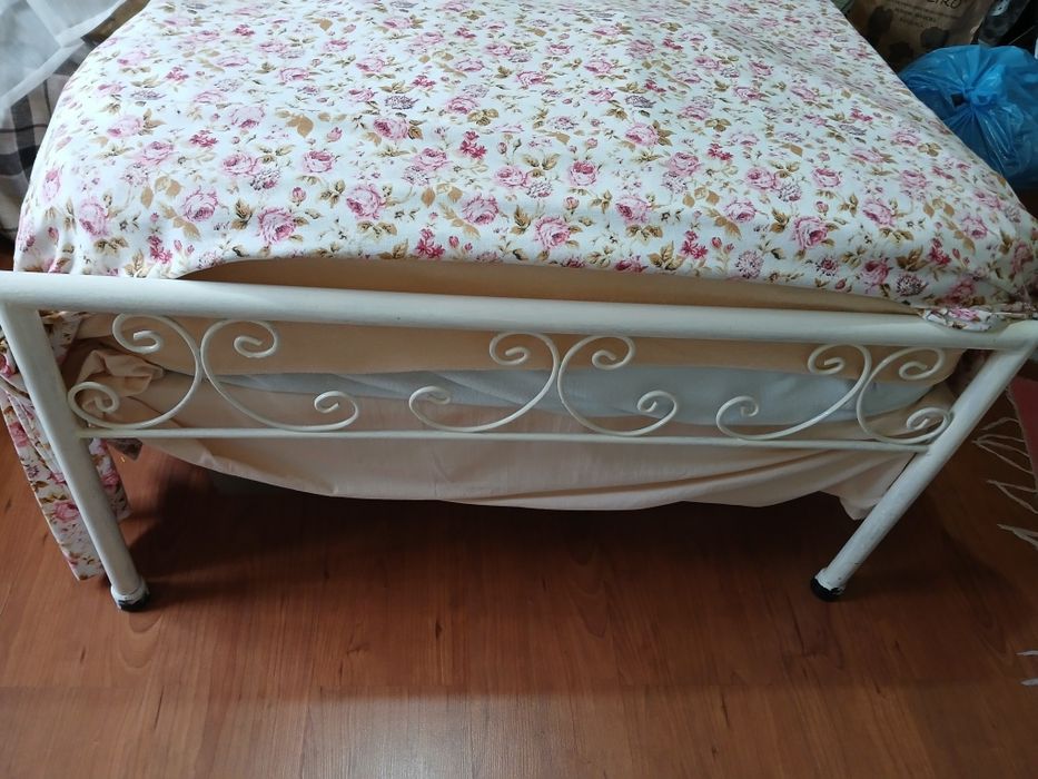 Cama Ferro Solteiro c/ Colchão