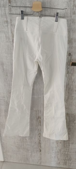 Białe spodnie elastyczne Miss Sixty