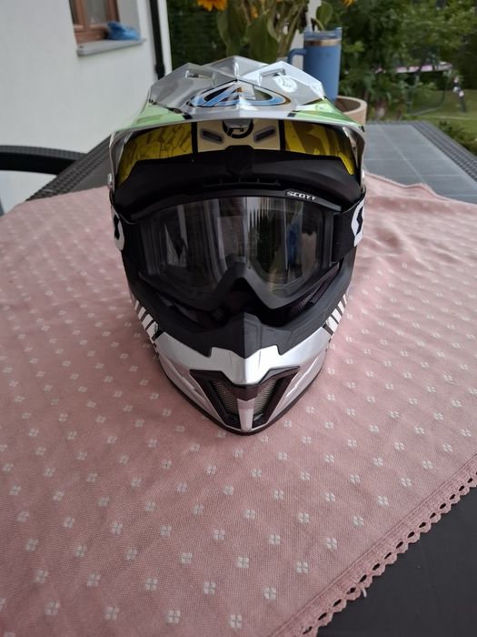 Kask HJC Marvel Hulk Youth XL + gogle Scott | Wersja graficzna Avengers