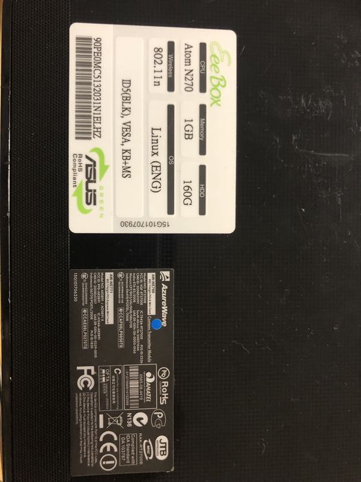Міні ПК (неттоп) Asus EeeBOX B202