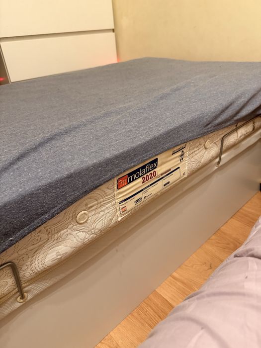 Cama Sommier solteiro com colchao
