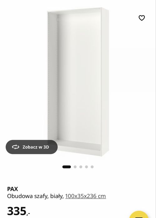 Szafka ikea pax - obudowa szafy