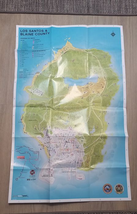 Mapa Los Santos jogo GTA V