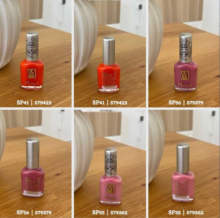 Vernizes Stamping Moyra *NOVO*