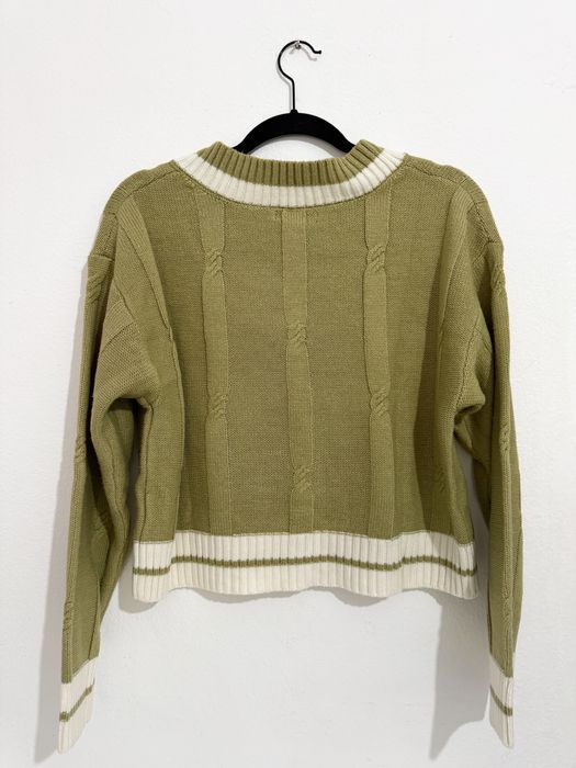 Camisola malha decote V