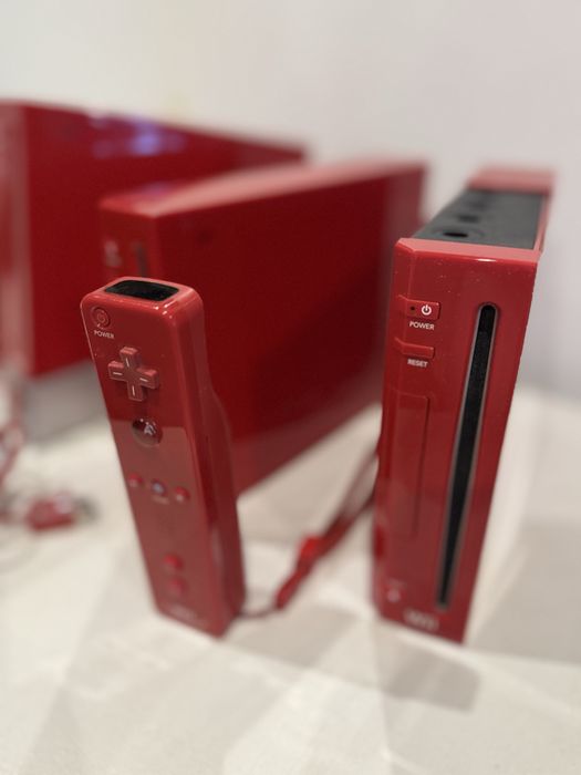 Nintendos wii vermelha edição super Mário 25 aniversário