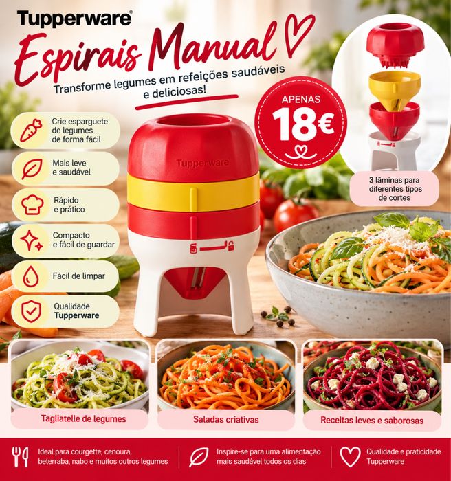 Espiralizador Tupperware